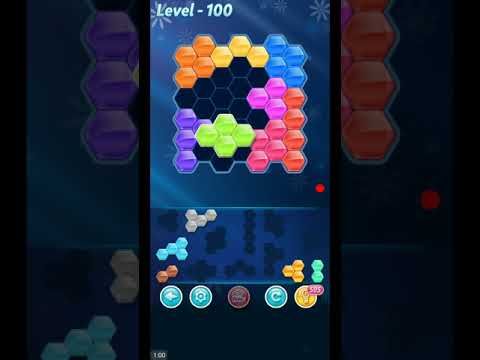 Video guide by ETPC EPIC TIME PASS CHANNEL: Block! Hexa Puzzle  - Level 100 #blockhexapuzzle