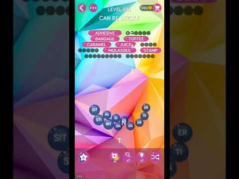 Video guide by ETPC EPIC TIME PASS CHANNEL: Word Pearls Level 341 #wordpearls