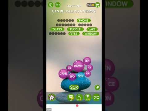 Video guide by ETPC EPIC TIME PASS CHANNEL: Word Pearls Level 919 #wordpearls
