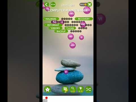 Video guide by ETPC EPIC TIME PASS CHANNEL: Word Pearls Level 821 #wordpearls