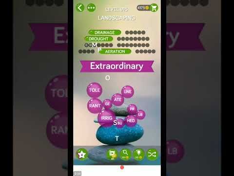 Video guide by ETPC EPIC TIME PASS CHANNEL: Word Pearls Level 915 #wordpearls