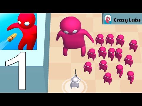 Video guide by kids Games & Android Gameplay For Kids: Bullet Man 3D Level 1-10 #bulletman3d