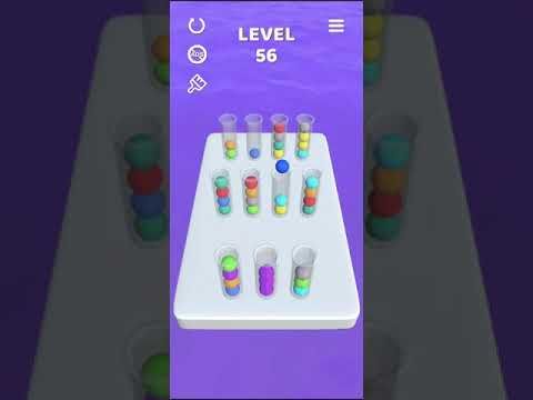 Video guide by Mobile games: Sort It 3D Level 56 #sortit3d