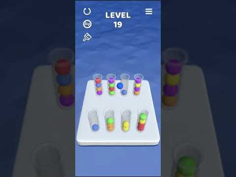 Video guide by Mobile games: Sort It 3D Level 19 #sortit3d