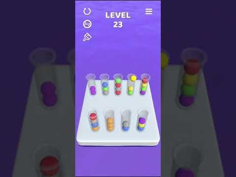 Video guide by Mobile games: Sort It 3D Level 23 #sortit3d