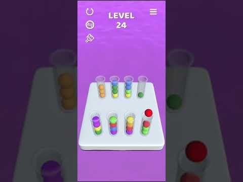 Video guide by Mobile games: Sort It 3D Level 24 #sortit3d