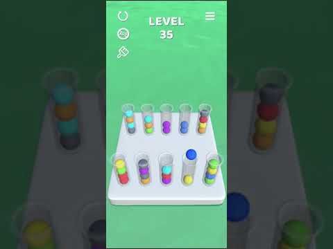 Video guide by Mobile games: Sort It 3D Level 35 #sortit3d