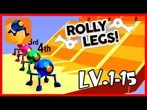 Video guide by PlayGamesWalkthrough: Rolly Legs Level 1-15 #rollylegs