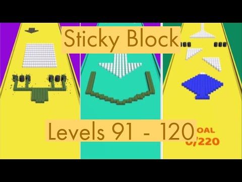 Video guide by ZCN Games: Sticky Block Level 91 #stickyblock