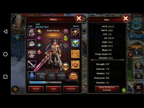 Video guide by Tuilly Android Gamer: Wartune: Hall of Heroes Level 39 #wartunehallof