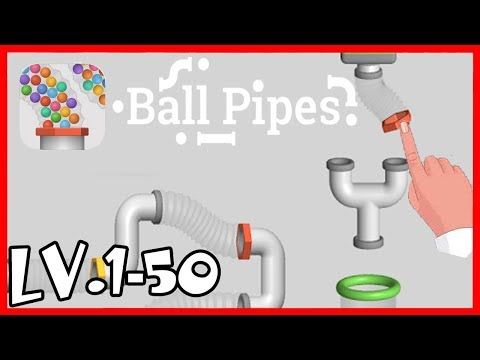 Video guide by PlayGamesWalkthrough: Ball Pipes Level 1-50 #ballpipes
