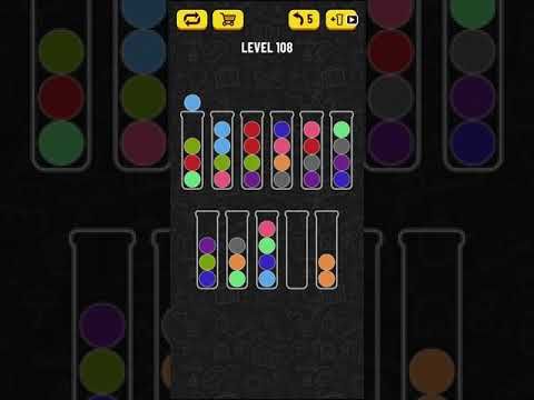 Video guide by Mobile games: Ball Sort Puzzle Level 108 #ballsortpuzzle