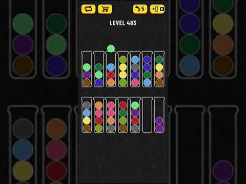 Video guide by Mobile games: Ball Sort Puzzle Level 483 #ballsortpuzzle
