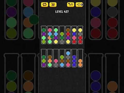 Video guide by Mobile games: Ball Sort Puzzle Level 427 #ballsortpuzzle