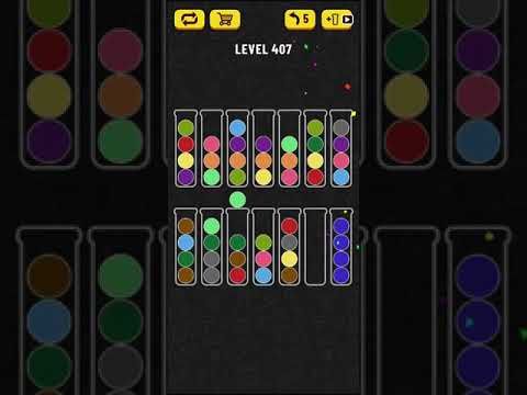 Video guide by Mobile games: Ball Sort Puzzle Level 407 #ballsortpuzzle