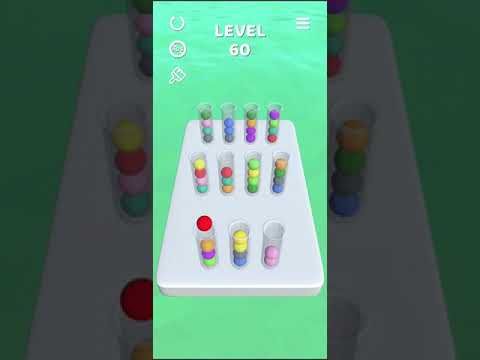 Video guide by Mobile games: Sort It 3D Level 60 #sortit3d