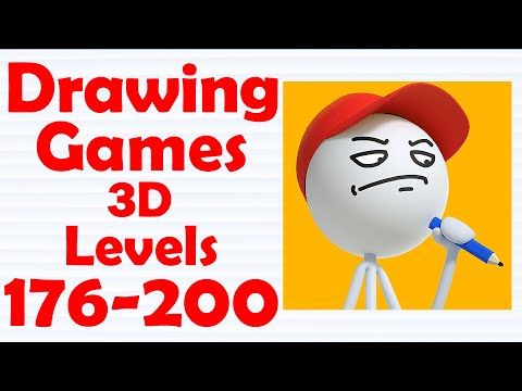 Video guide by Level Games: Drawing Games 3D Level 176 #drawinggames3d