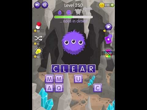Video guide by Scary Talking Head: Word Monsters Level 250 #wordmonsters