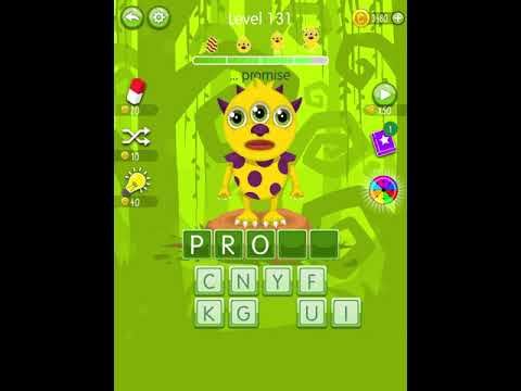 Video guide by Scary Talking Head: Word Monsters Level 131 #wordmonsters