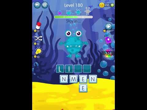 Video guide by Scary Talking Head: Word Monsters Level 180 #wordmonsters