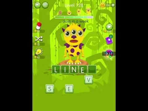 Video guide by Scary Talking Head: Word Monsters Level 128 #wordmonsters