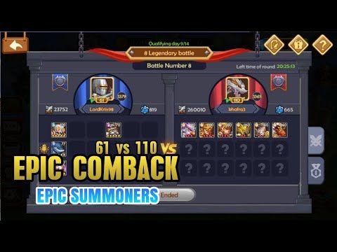 Video guide by Lizard Gaming ID: Epic Summoners Level 61 #epicsummoners
