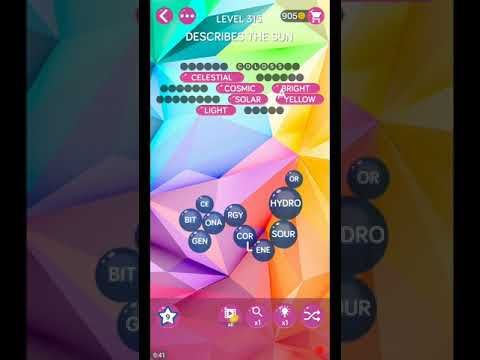 Video guide by ETPC EPIC TIME PASS CHANNEL: Word Pearls Level 315 #wordpearls