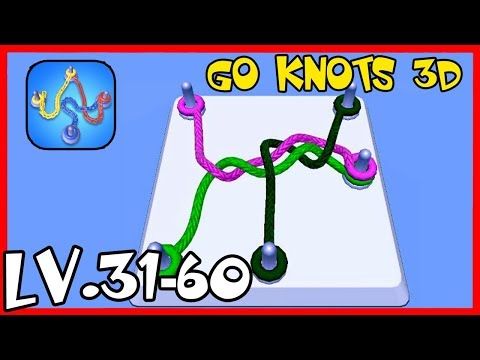 Video guide by PlayGamesWalkthrough: Go Knots 3D Level 31-60 #goknots3d