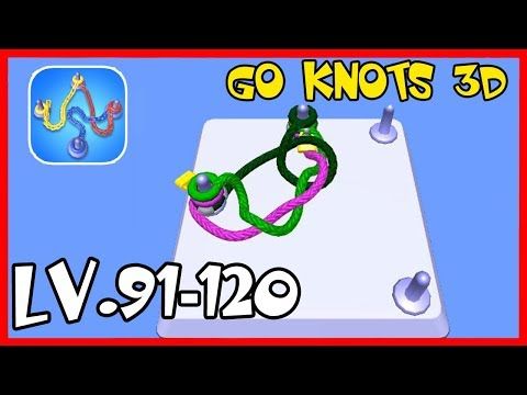Video guide by PlayGamesWalkthrough: Go Knots 3D Level 91-120 #goknots3d