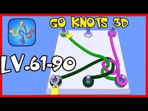 Video guide by PlayGamesWalkthrough: Go Knots 3D Level 61-90 #goknots3d