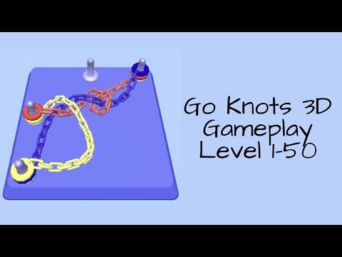 Video guide by Bigundes World: Go Knots 3D Level 1-50 #goknots3d