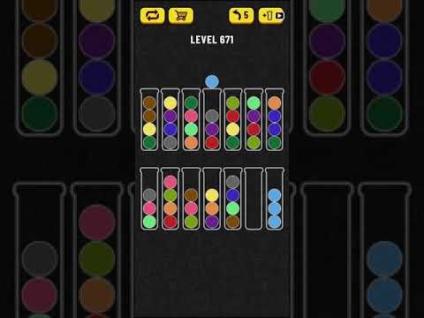 Video guide by Mobile games: Ball Sort Puzzle Level 671 #ballsortpuzzle