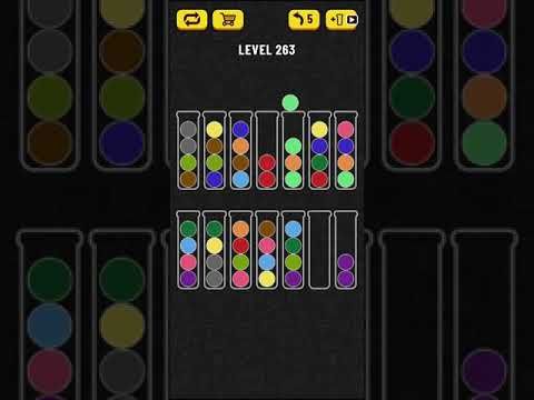 Video guide by Mobile games: Ball Sort Puzzle Level 263 #ballsortpuzzle
