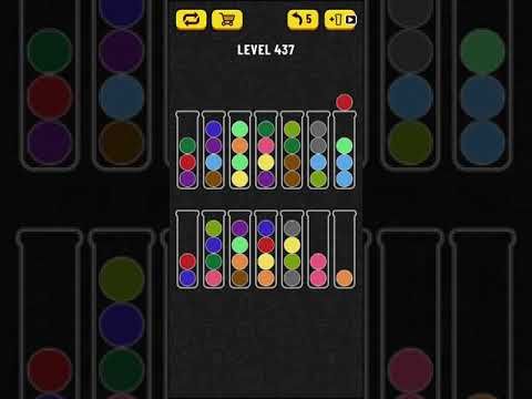 Video guide by Mobile games: Ball Sort Puzzle Level 437 #ballsortpuzzle