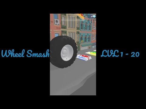 Video guide by Josh Game: Wheel Smash Level 1-20 #wheelsmash