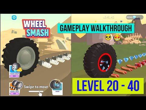 Video guide by iTotalGameplay: Wheel Smash Level 20-40 #wheelsmash