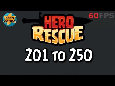 Video guide by SSSB Games: Hero Rescue Level 201 #herorescue