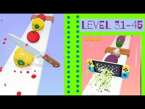 Video guide by Momi C Games: Perfect Slices Level 31-45 #perfectslices