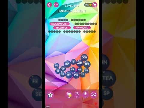 Video guide by ETPC EPIC TIME PASS CHANNEL: Word Pearls Level 513 #wordpearls