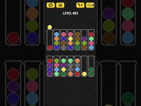 Video guide by Mobile games: Ball Sort Puzzle Level 603 #ballsortpuzzle