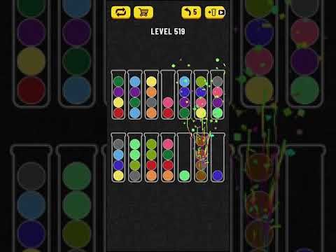 Video guide by Mobile games: Ball Sort Puzzle Level 519 #ballsortpuzzle