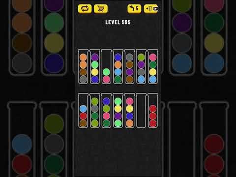 Video guide by Mobile games: Ball Sort Puzzle Level 595 #ballsortpuzzle