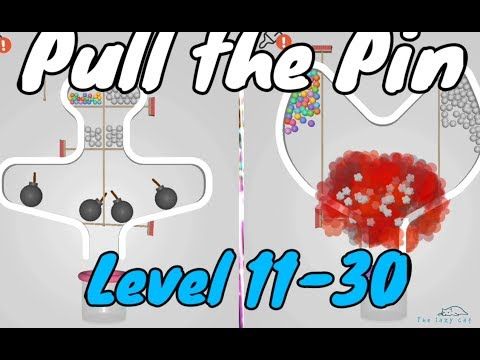 Video guide by The lazy cat: Pull the Pin Level 11-30 #pullthepin