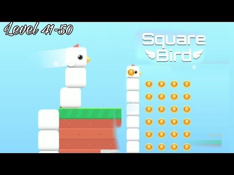Video guide by Best Gameplay Pro: Square Bird. Level 41-50 #squarebird