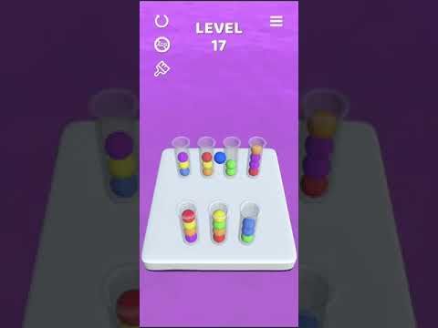 Video guide by Mobile games: Sort It 3D Level 17 #sortit3d