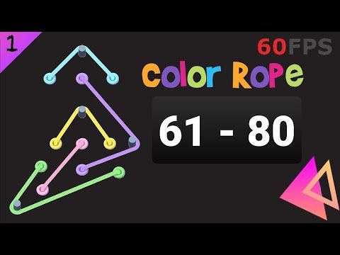 Video guide by Hiidew Channel: Color Rope Level 61-80 #colorrope