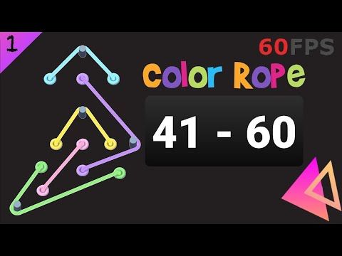Video guide by Hiidew Channel: Color Rope Level 41-60 #colorrope