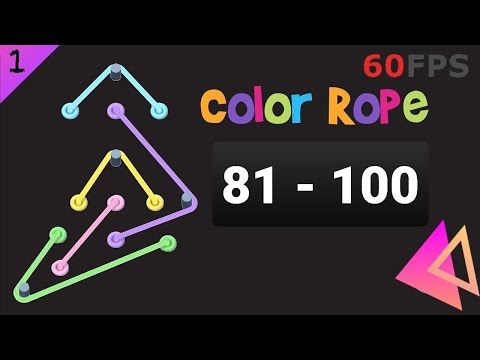 Video guide by Hiidew Channel: Color Rope Level 81-100 #colorrope