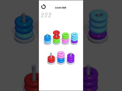Video guide by Mobile games: Hoop Stack Level 268 #hoopstack