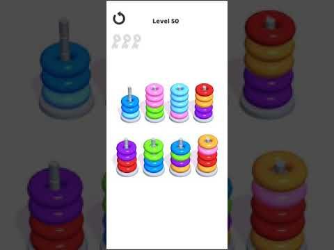 Video guide by Mobile games: Hoop Stack Level 50 #hoopstack